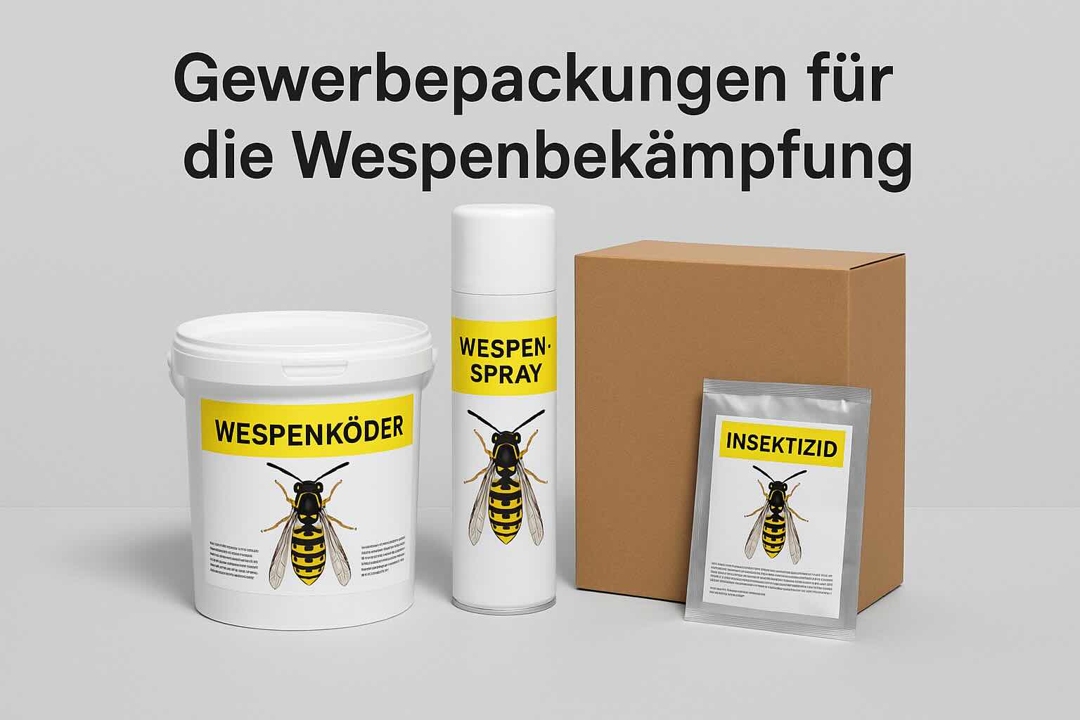 Gewerbepackungen Wespenbekämpfung