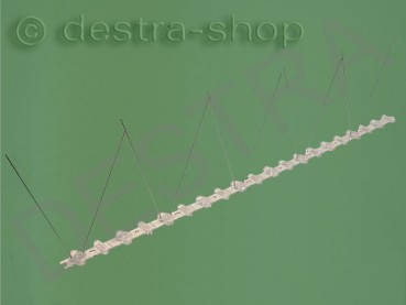 Taubenspikes 1-reihig Vogelabwehr auf Polycarbonat 
