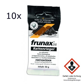 frunax® DS Rattenriegel 50g 10 Stück