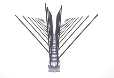 Taubenspikes 4-reihig Vogelabwehr auf Polycarbonat 
