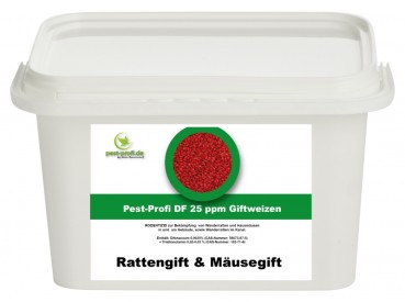 Pest Profi DF 25 ppm Giftweizen (Difenacoum) 3kg