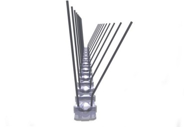 Taubenspikes 2-reihig Vogelabwehr auf Polycarbonat 
