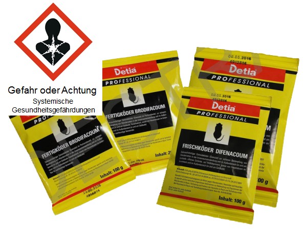 Rattenköderportion 1kg  Mix