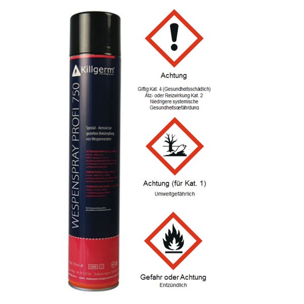 Wespenspray Killgerm 750 NASS