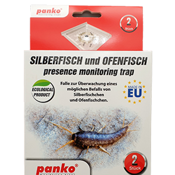 Silberfisch Monitorfalle mit Lockstoff