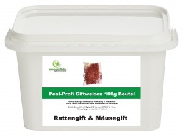 Pest Profi 100g Portionsbeutel Giftweizen Broma 5kg