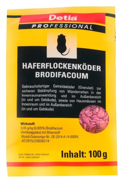 Haferflockenköder Brodifacoum 10 x 100 g