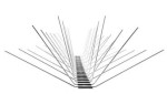 Taubenspikes 6-reihig auf V2A-Leiste 