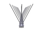 Taubenspikes 3-reihig Vogelabwehr auf Polycarbonat 
